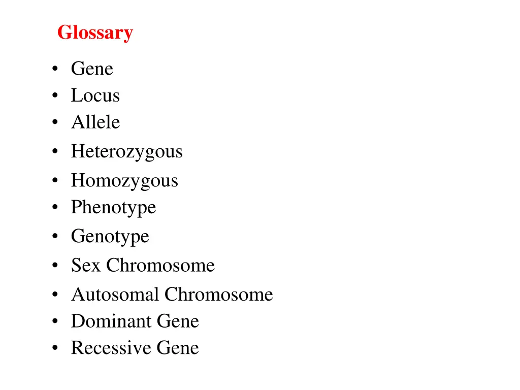 glossary