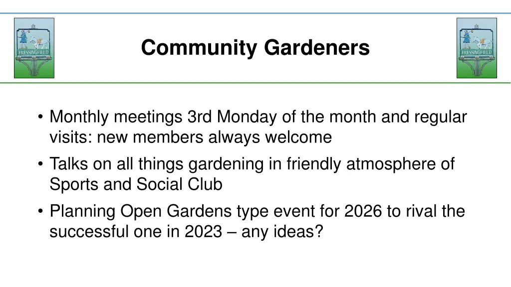 community gardeners