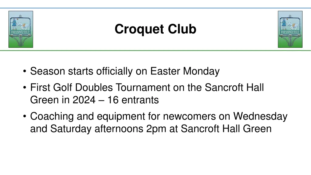 croquet club