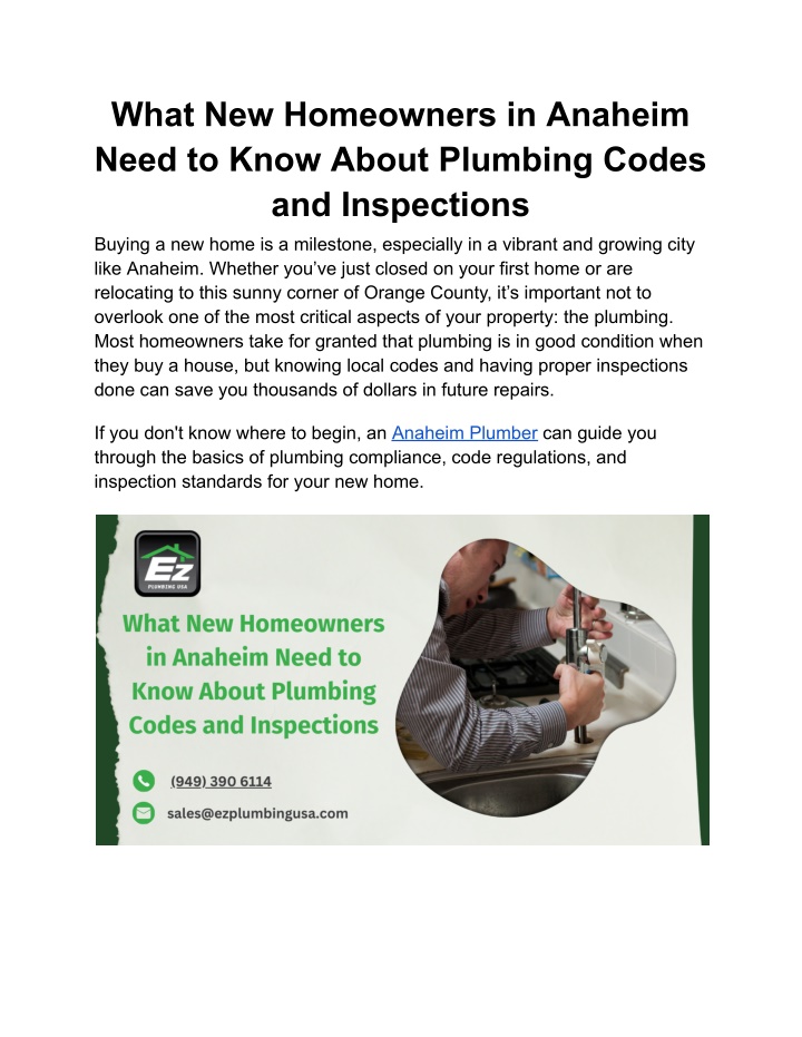 what new homeowners in anaheim need to know about