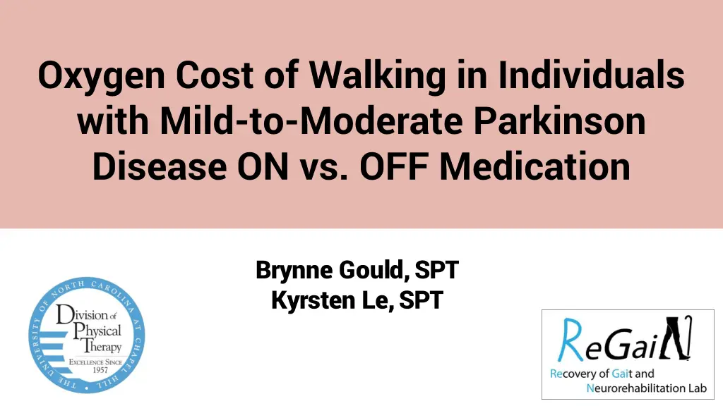 oxygen cost of walking in individuals with mild
