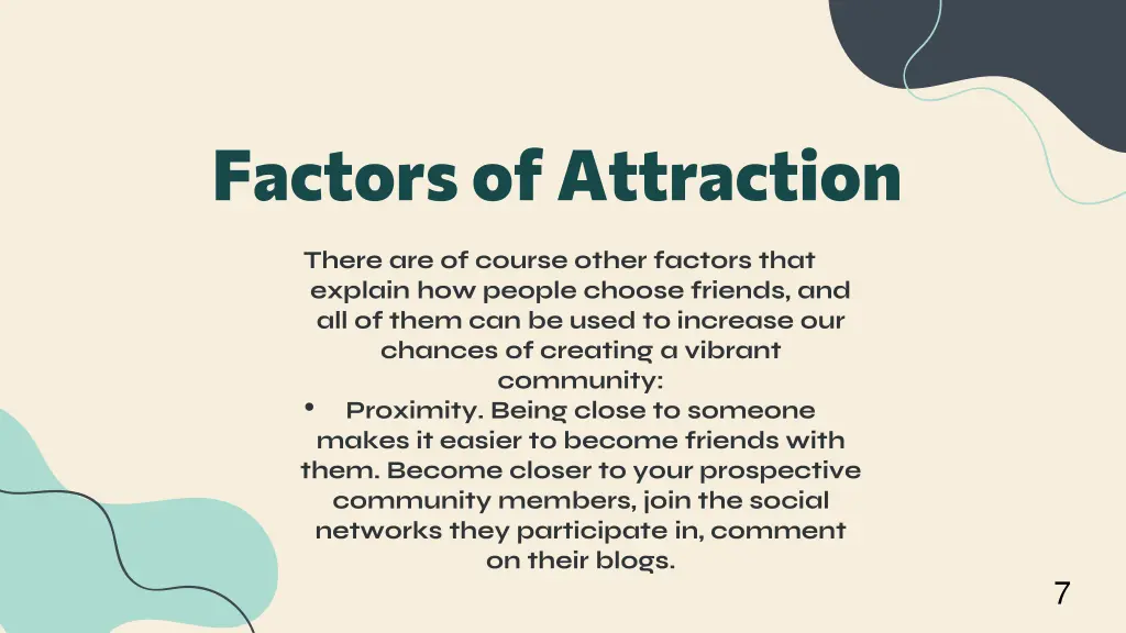 factors of attraction 1
