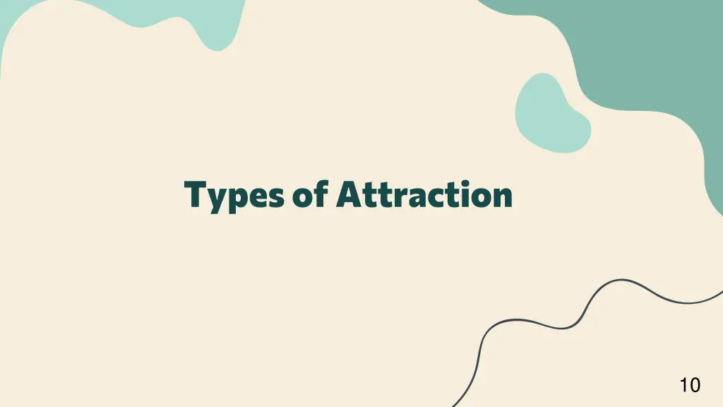 types of attraction