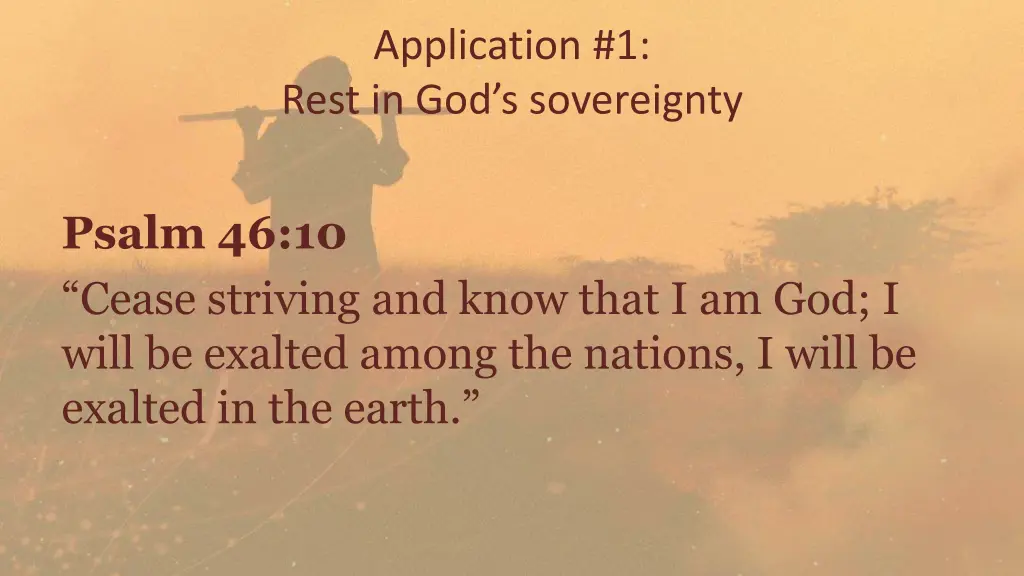application 1 rest in god s sovereignty