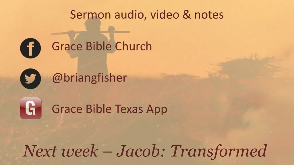 sermon audio video notes