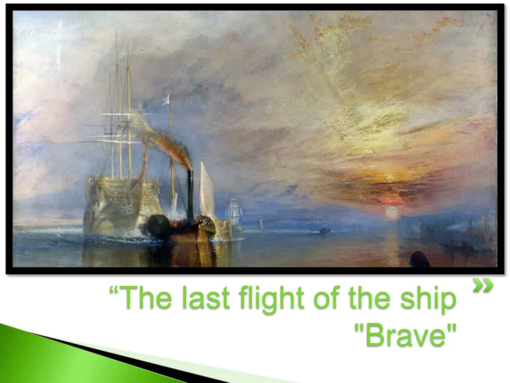 the last flight of the ship