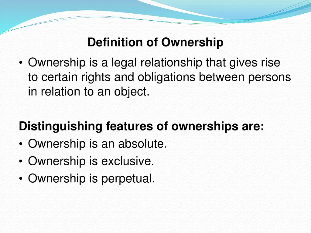 definition of ownership