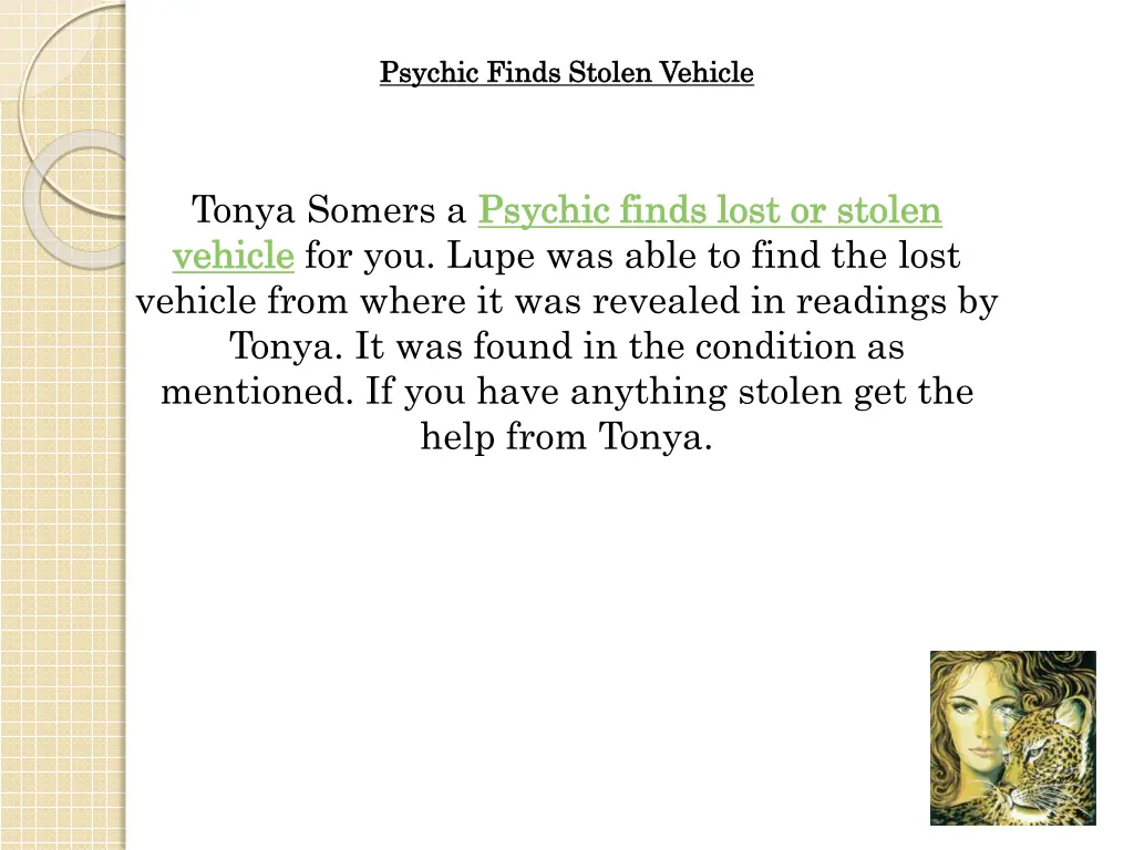 psychic finds stolen vehicle psychic finds stolen
