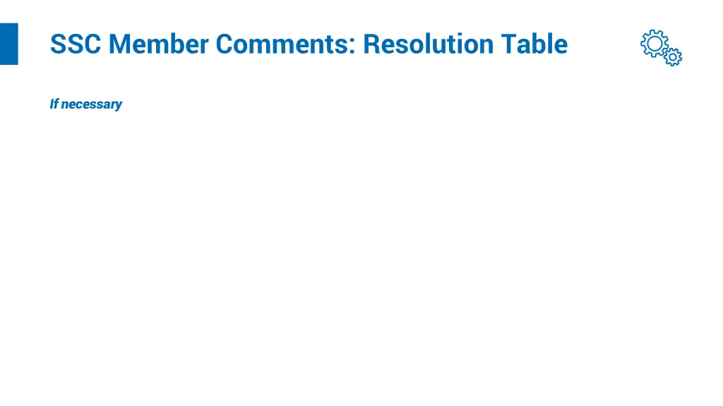 ssc member comments resolution table