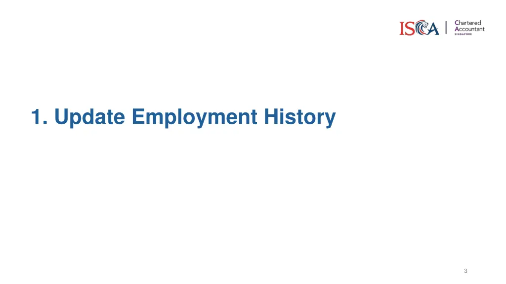 1 update employment history
