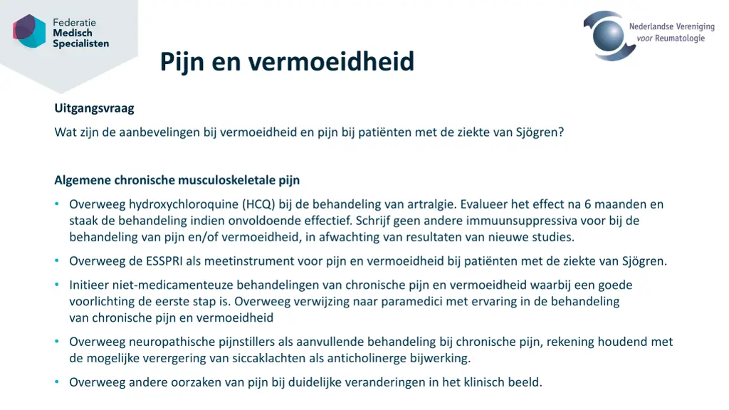 pijn en vermoeidheid 3