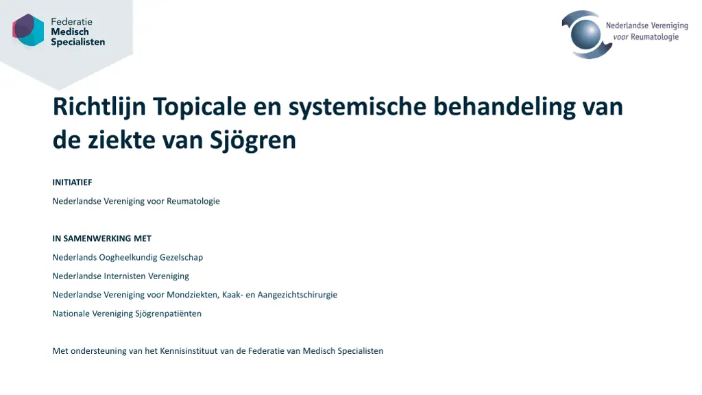 richtlijn topicale en systemische behandeling