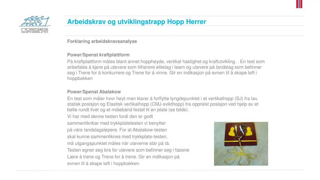 arbeidskrav og utviklingstrapp hopp herrer 2