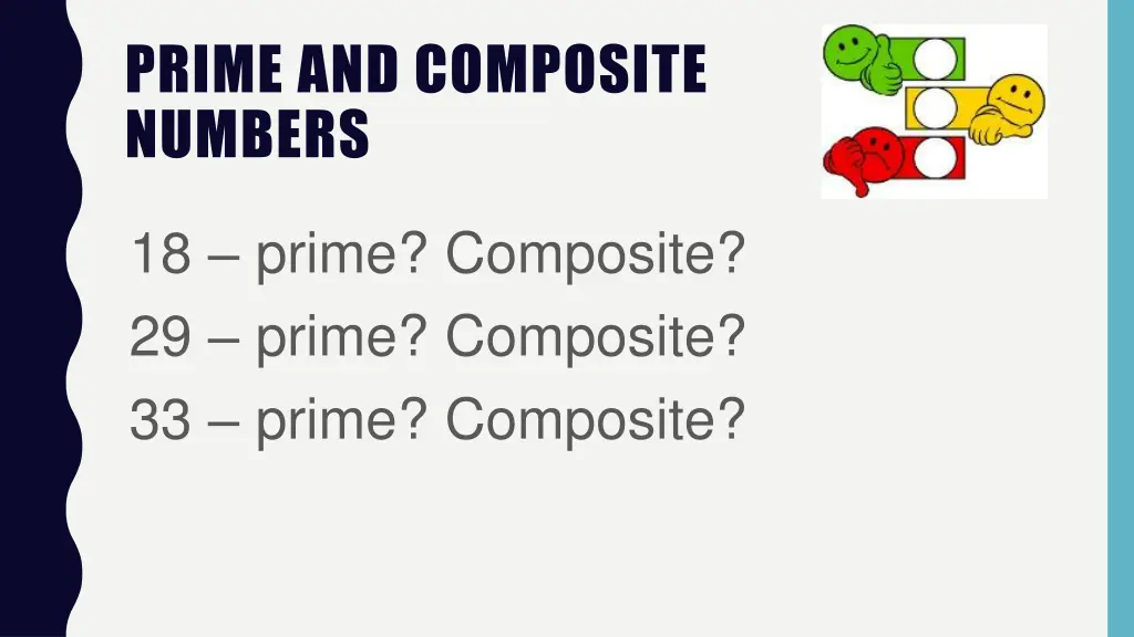 prime and composite numbers