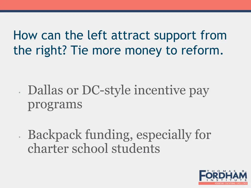how can the left attract support from the right