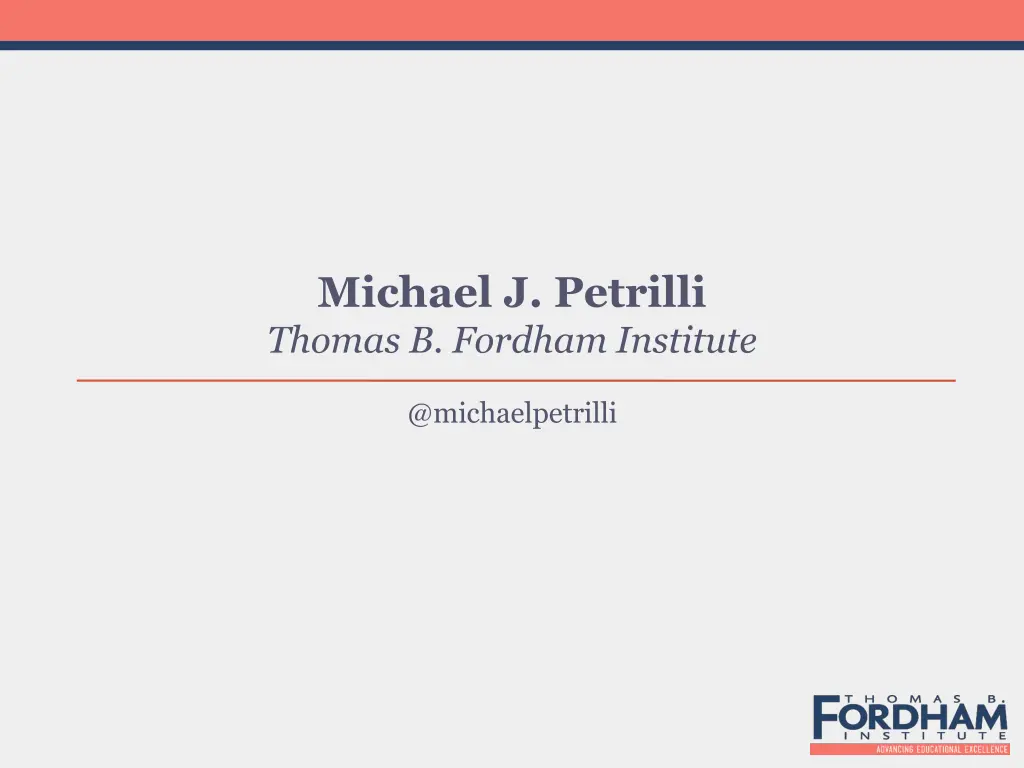 michael j petrilli thomas b fordham institute