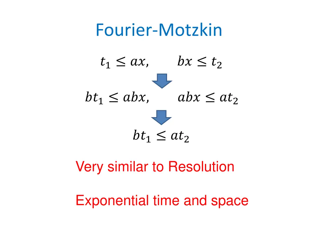 fourier motzkin