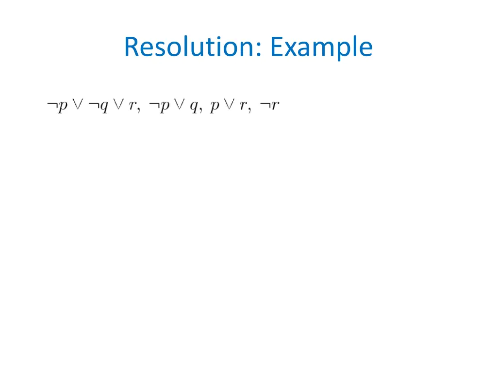 resolution example