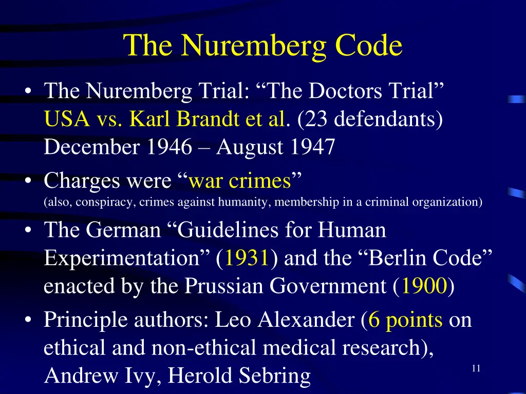 the nuremberg code