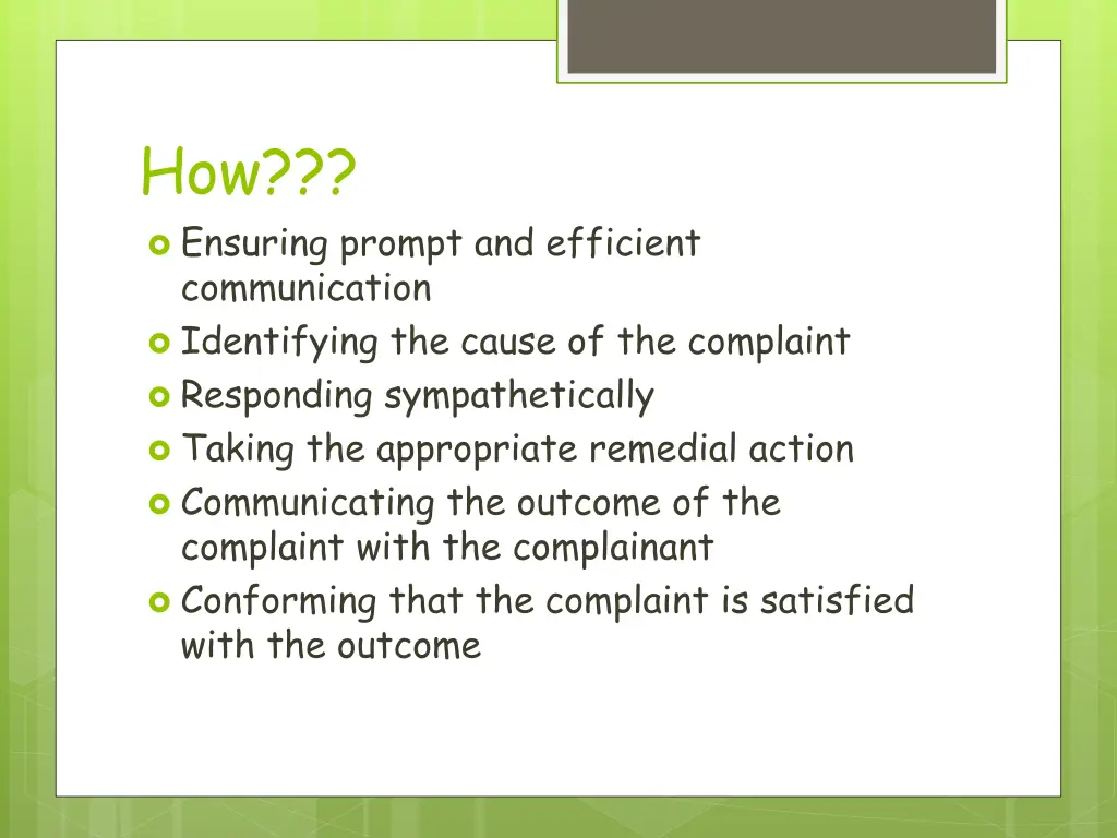 how ensuring prompt and efficient communication