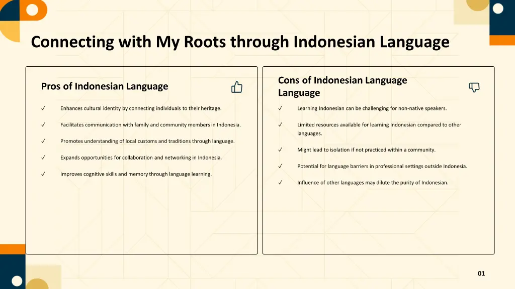 connecting with my roots through indonesian