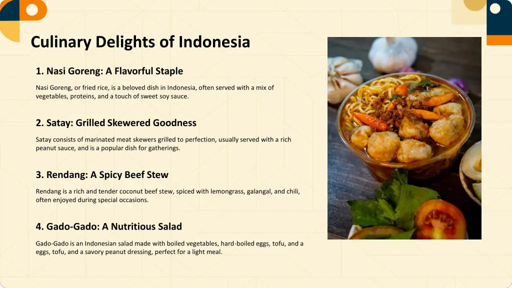 culinary delights of indonesia