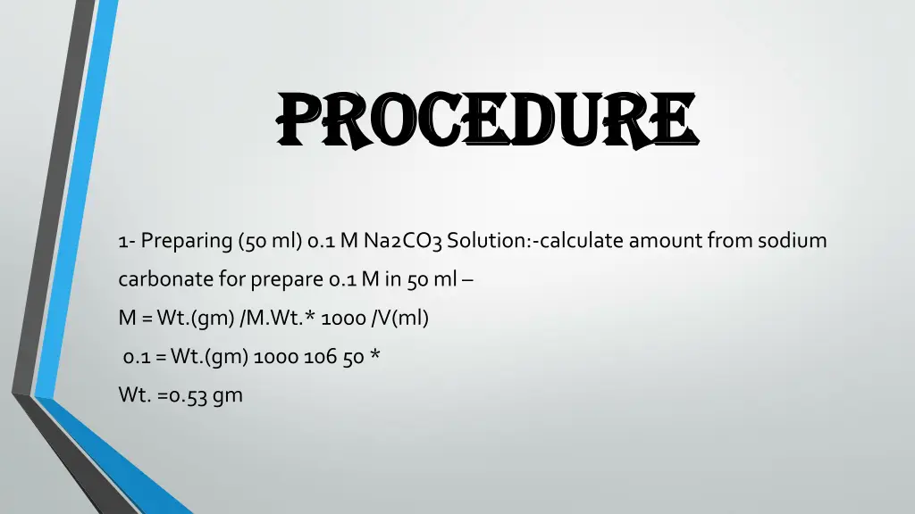 procedure procedure 1