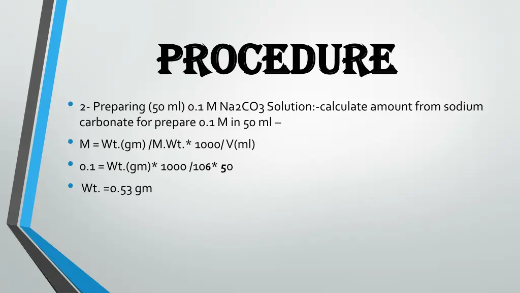 procedure procedure 2