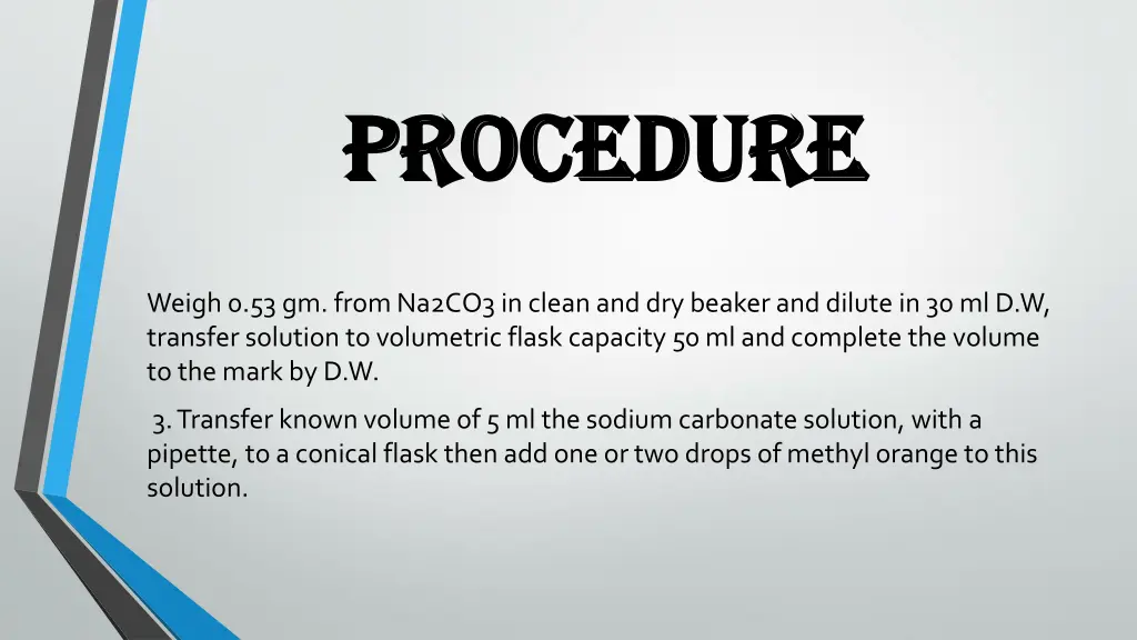 procedure procedure 3