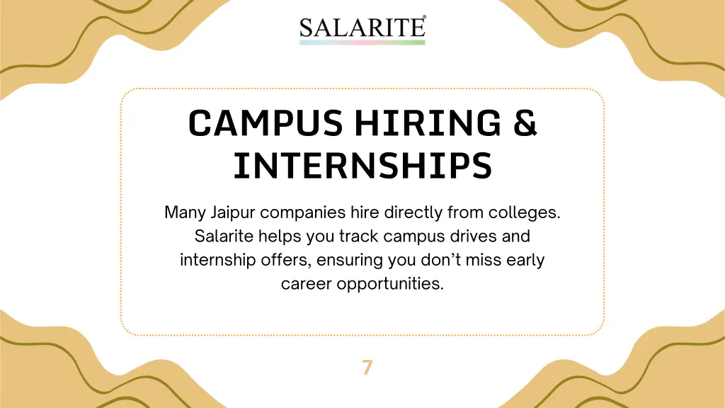 campus hiring internships