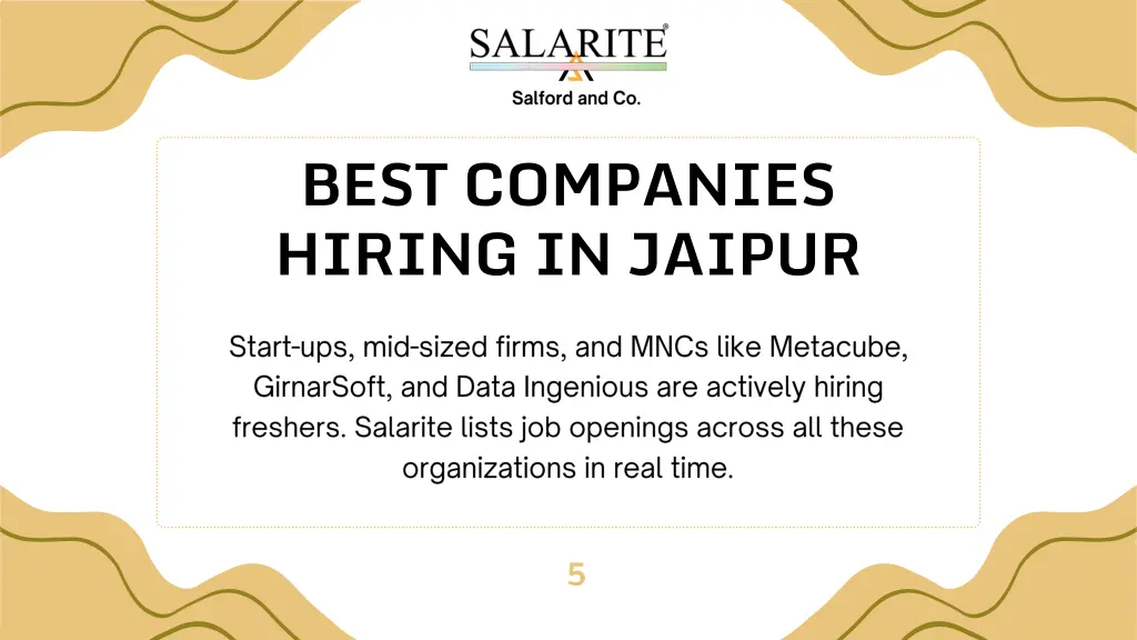best companies hiring in jaipur