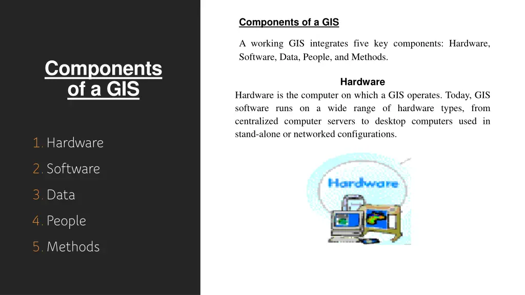 components of a gis