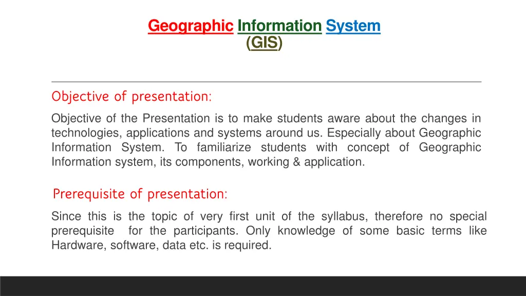 geographic information system gis