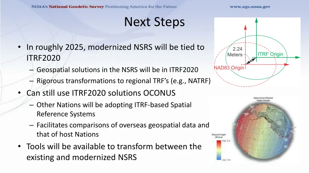 next steps