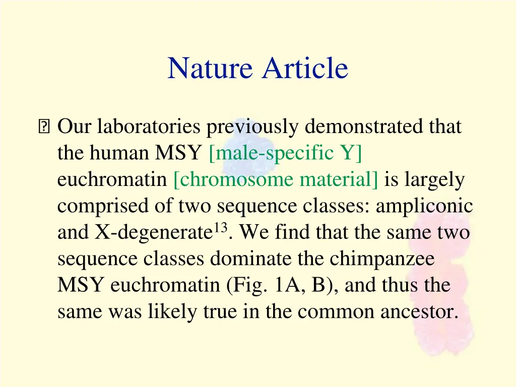 nature article
