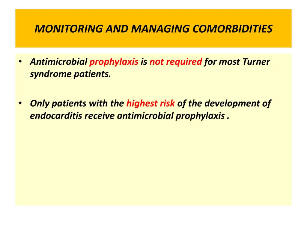 monitoring and managing comorbidities 2