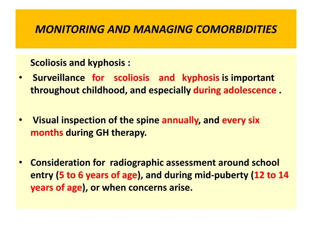 monitoring and managing comorbidities 8
