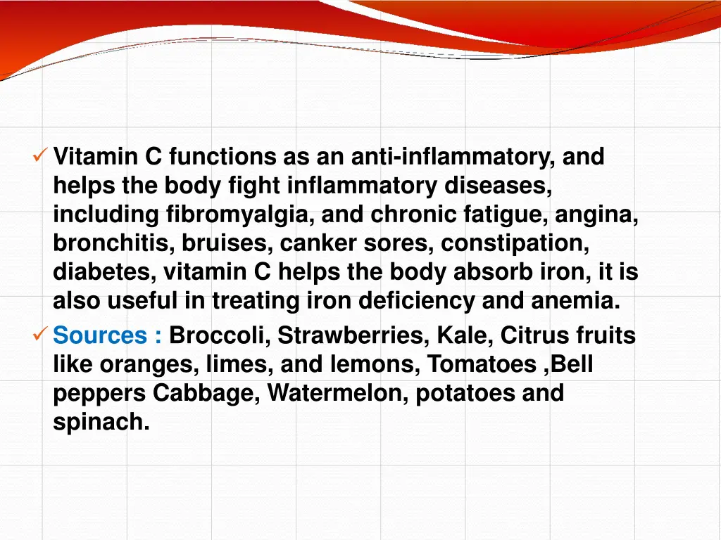 vitamin c functions as an anti inflammatory