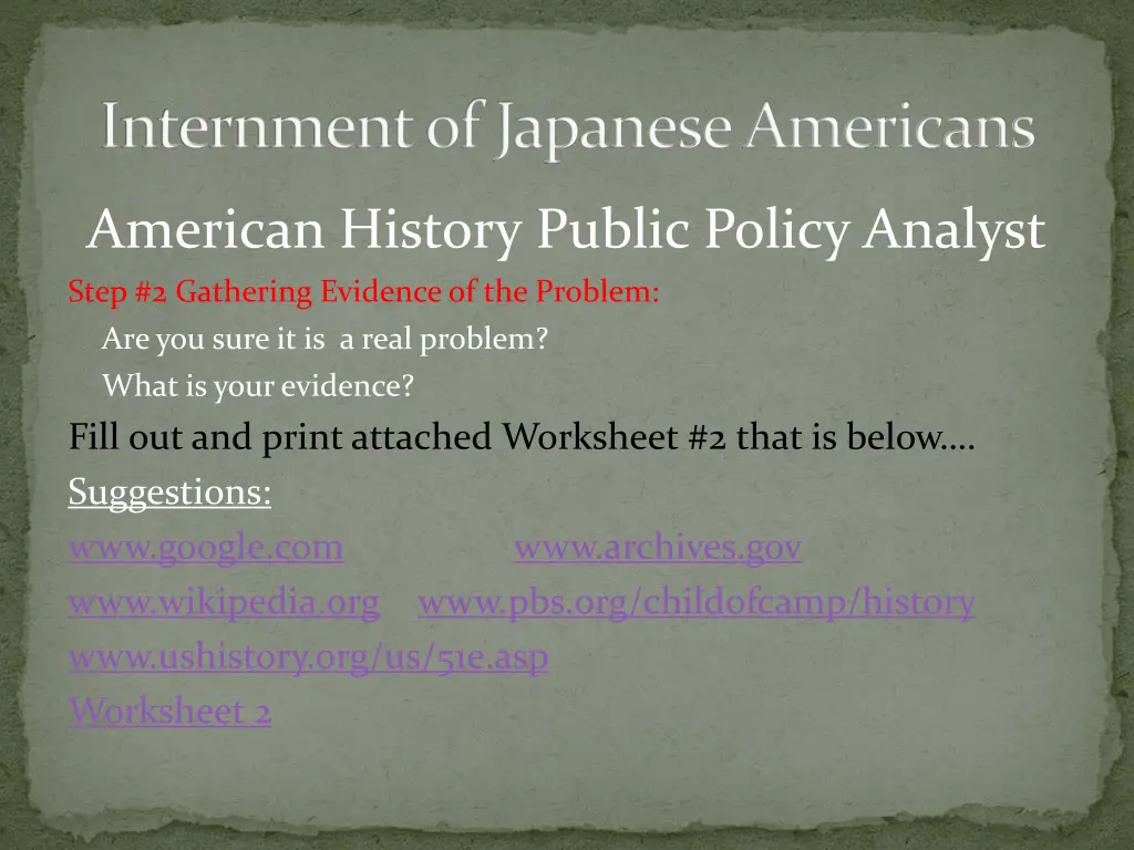 internment of japanese americans 2