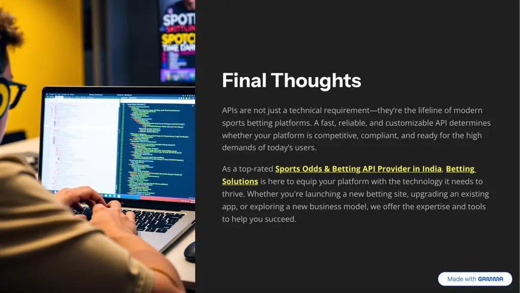 final thoughts