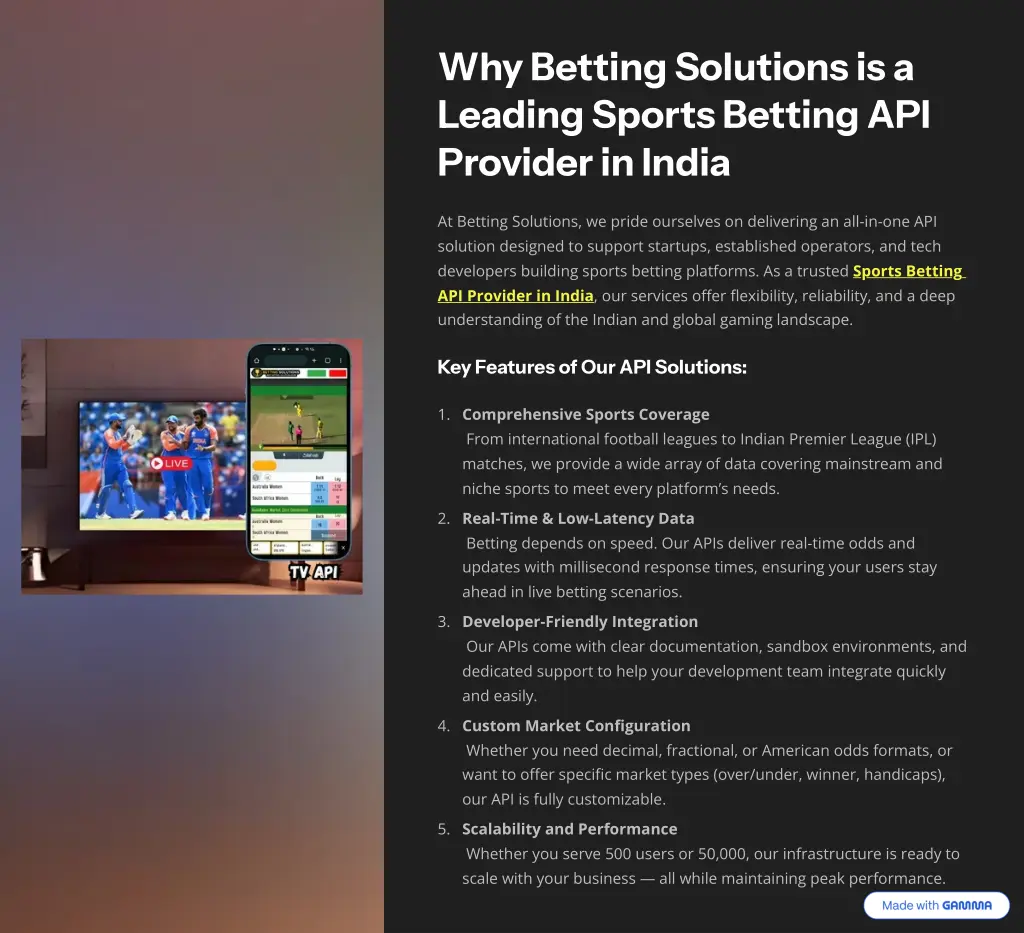 why betting solutions is a leading sports betting