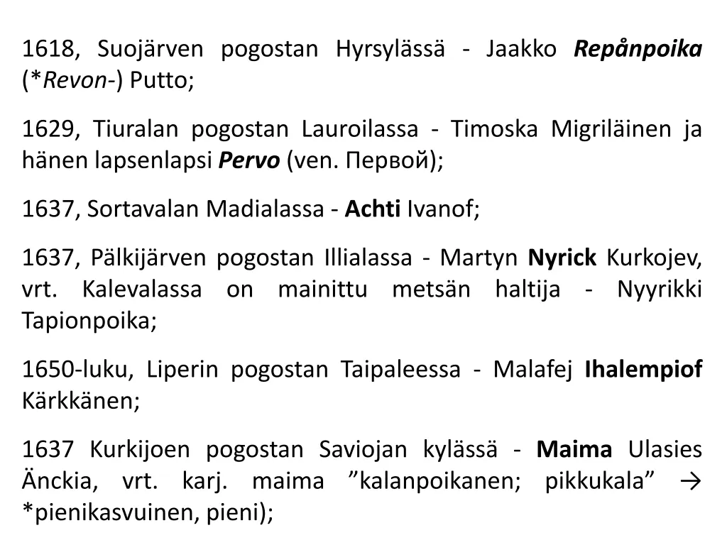 1618 suoj rven pogostan hyrsyl ss jaakko