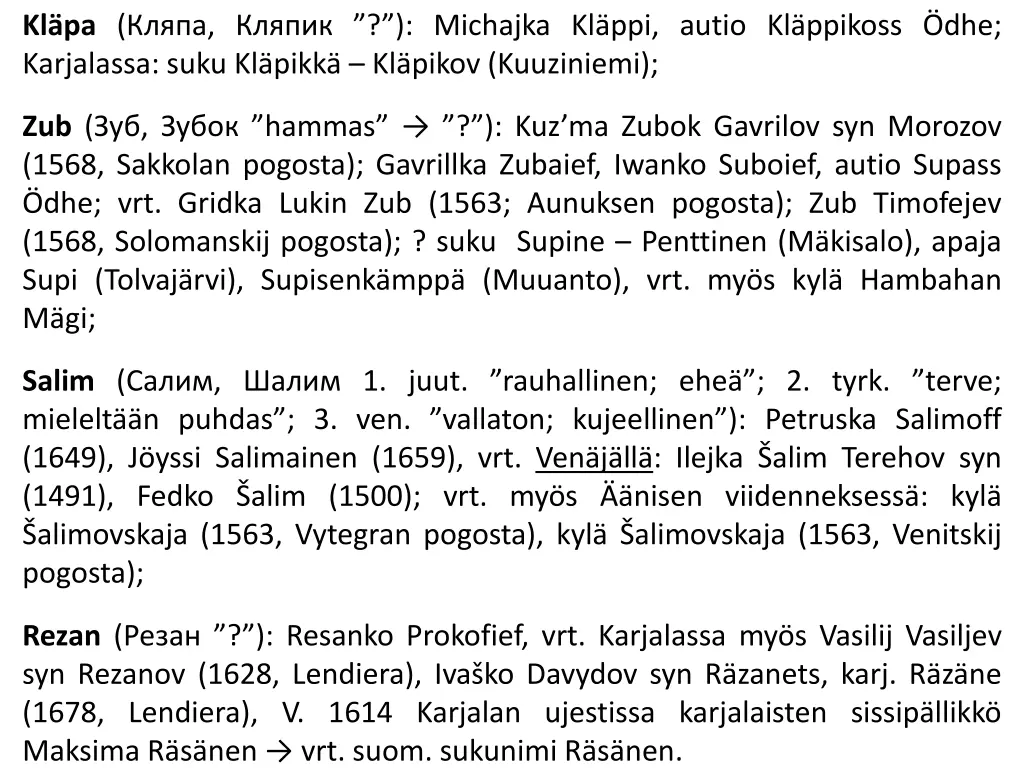 kl pa michajka kl ppi autio kl ppikoss