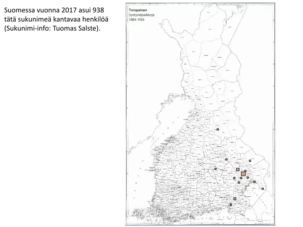 suomessa vuonna 2017 asui 938 t t sukunime