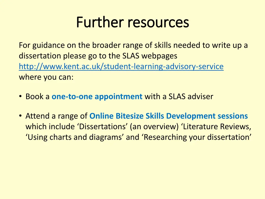 further resources further resources