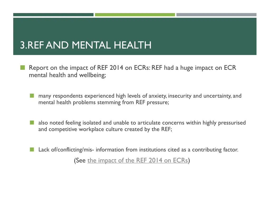 3 ref and mental health