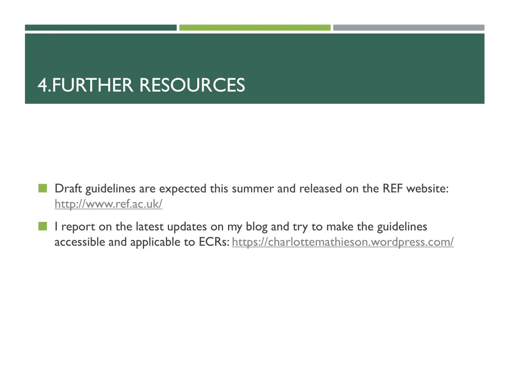 4 further resources