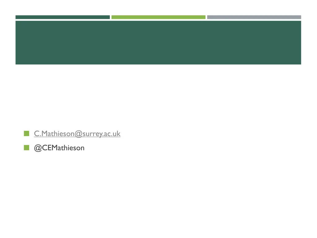 c mathieson@surrey ac uk