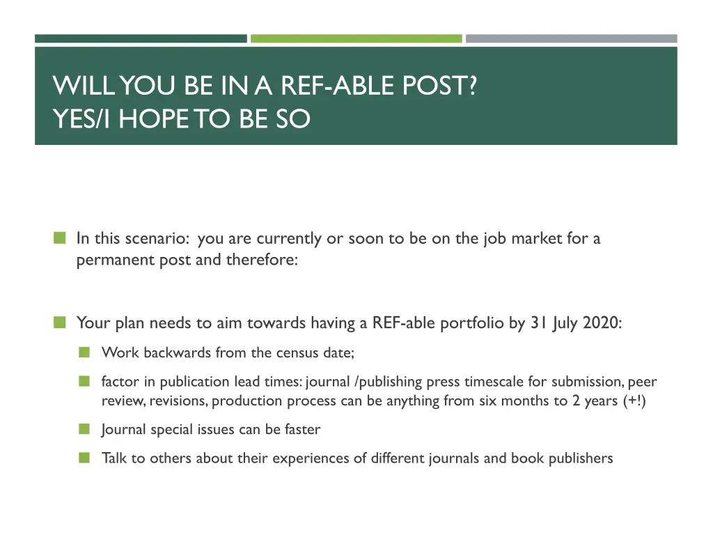 will you be in a ref able post yes i hope to be so