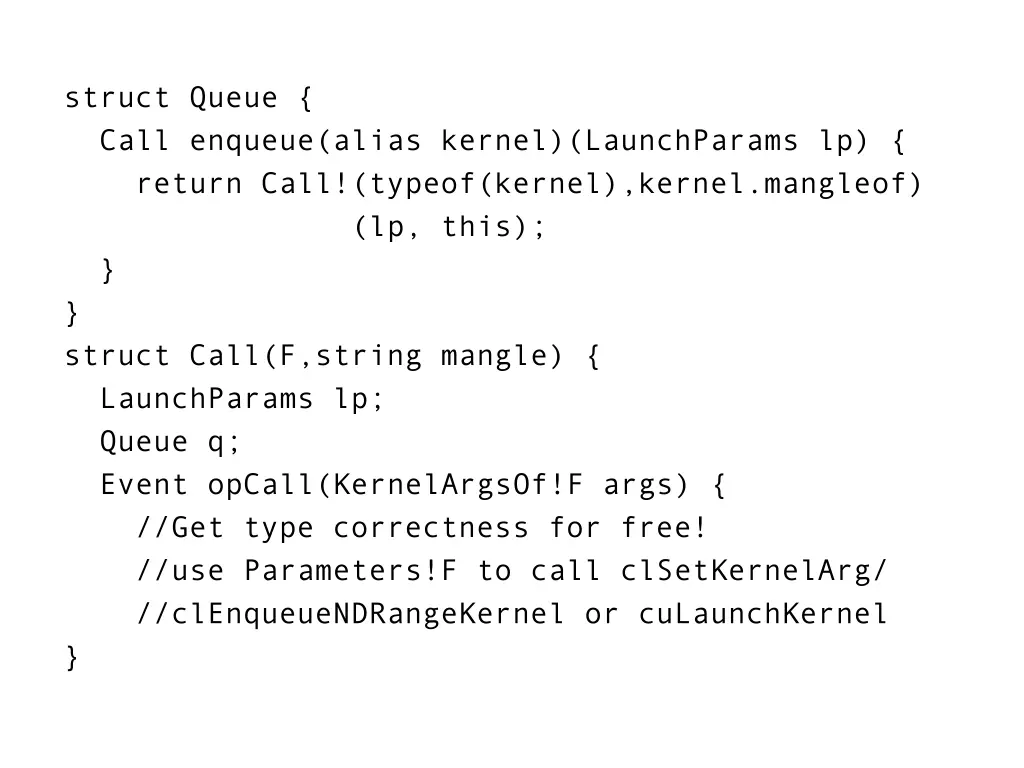 struct queue call enqueue alias kernel
